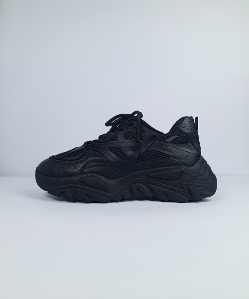 Black Chunky Mesh Sneakers – Preloved
