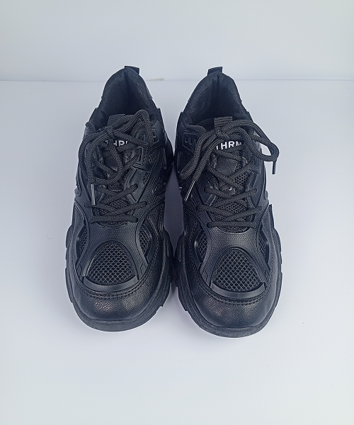 Black Chunky Mesh Sneakers – Preloved - Image 6