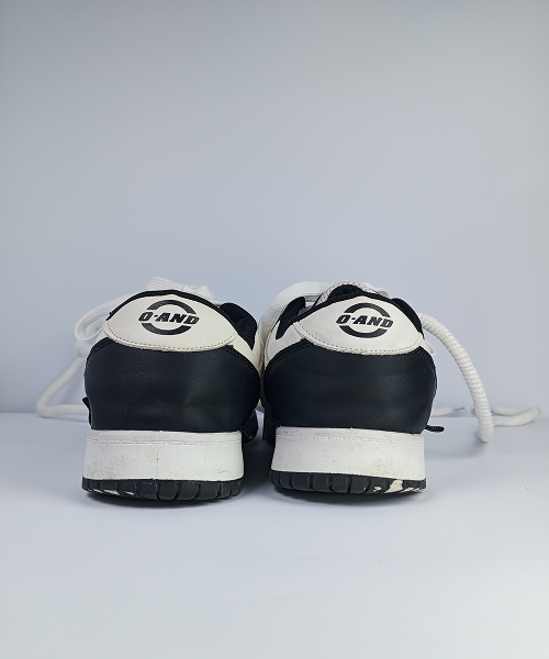 Panda-Style Black & White Sneakers with Rope Laces - Image 5