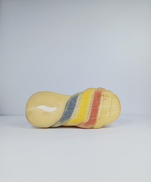Rainbow Jelly Sole Chunky Sneakers – White Mesh - Image 4