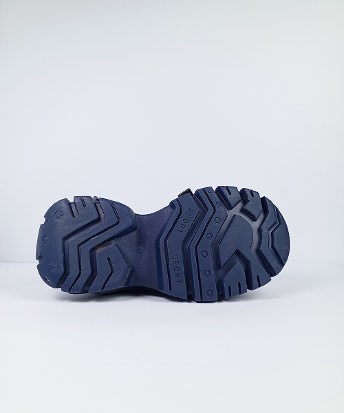 Rugged Street Sneakers – Black & Navy - Image 4
