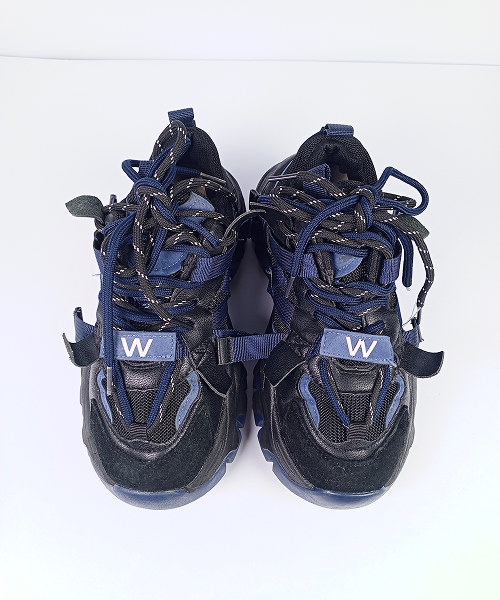 Rugged Street Sneakers – Black & Navy - Image 6